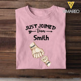 Personalized Family & Kids Name Just Joined Team TShirt Or Baby Onesize QTPN1304