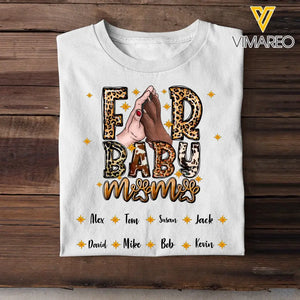 Personalized Fur Baby Mama With Pet Name T-shirt Printed PNBQT1804