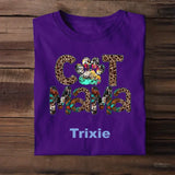 Personalized Cat Mama With Cat Name Cat Lovers Gift Tshirt Printed 23APR-BQT19