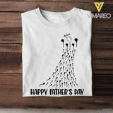 Personalized Funny Sperm Happy Father's Day Kid Name T-shirt Printed 23APR-BQT20