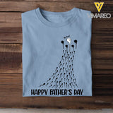 Personalized Funny Sperm Happy Father's Day Kid Name T-shirt Printed 23APR-BQT20