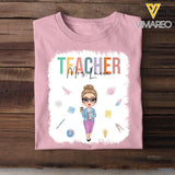 Personalized Teacher with Name Gift for Teachers T-shirt Printed PNBQT2104