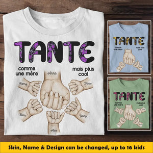 Personalized Tante Hand Kid Name T-shirt Printed 23APR-BQT26