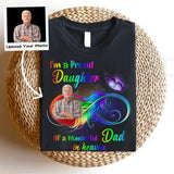 Personalized Upload Your Dad/Grandpa Photo Gift for Dad Happy Father's Day Tshirt 23APR-BQT27