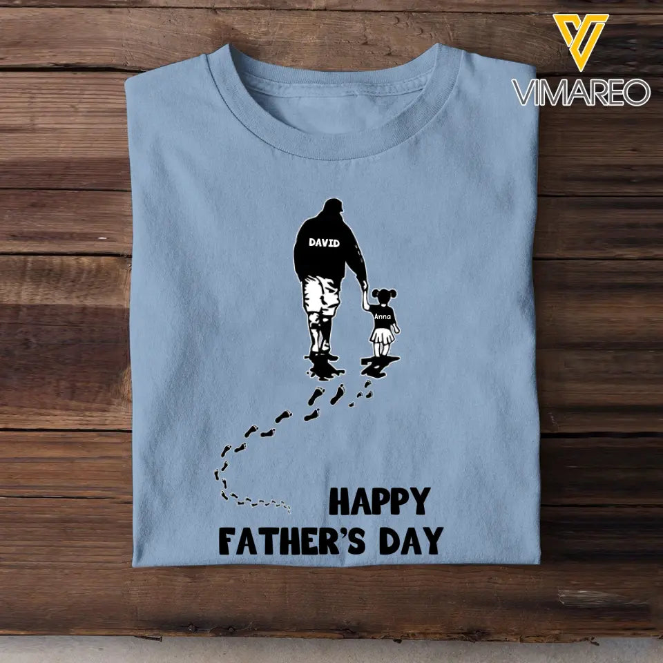 Personalized Happy Father's Day Tshirt Printed QTPN0505