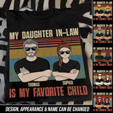 Personalized My Daughter In-Law Is My Favorite Child T-shirt Printed QTDT2405