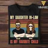 Personalized My Daughter In-Law Is My Favorite Child T-shirt Printed QTDT2405