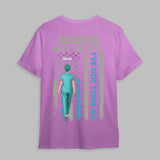 Personalized Nurse Back The Blue I've Got Your Six US Flag Gift For Nurse T-shirt Printed HTHPN0106