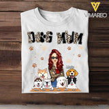 Personalized Dog Mom Dog Lovers Gift T-shirt Printed 23JUN-DT09