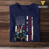 Personalized All I Need Is My Jeep & My Dog T-shirt Printed MTTB1206