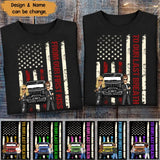 Personalized From Our First Kiss Couple Jeep T-shirt Printed QTBQT1306