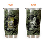 Personalized Canadian Soldier Veteran Tumbler Printed QTDT2006