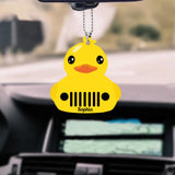 Personalized Jeep Duck Colorful Car Hanging Printed QTHN2206