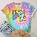Personalzied First Grade Teacher Name 3D TShirt Printed HTHDT2406