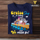 Personalized Cruise Ship Is Calling And We Must Go Kid & Mom T-shirt Printed MTHQ2906