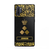 Personalized British Veterans Camo Golden Phone Case QTDT0807