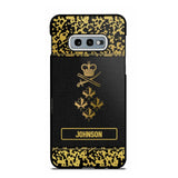 Personalized Canadian Veterans Camo Golden Phone Case QTDT0807