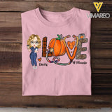 Personalized Love Nurselife Gift For Nurse T-shirt Printed HTHDNL1907