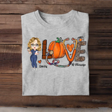 Personalized Love Nurselife Gift For Nurse T-shirt Printed HTHDNL1907