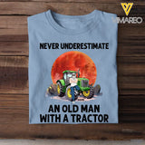 Personalized Never Underestimate An Old Man With A Tractor T-shirt Printed 23JUL-HN20