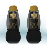 Personalized US Flag Police Car Seat Covers Pritned 23JUL-PN21