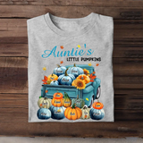 Personalized Fall Season Auntie's Little Pumpkins Car With Kid Names T-shirt Printed 23JUL-KVH10