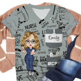 Personalized I Love Nursing Gift for Nurses 3D T-shirt Printed HTHKVH202317