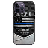 Personalized US Police Department & Name Phonecase KVH23164