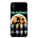 Personalized Grandma Little Monsters Halloween & Kid Names Phonecase HTHKVH23181