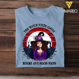 Personalized This Witch Needs Coffee Before Any Hocus Pocus T-shirt Printed HTHPD23209