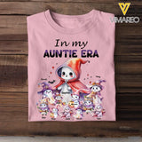Personalized In My Auntie Era Ghost & Kid Names Tshirt Or Sweatshirt Printed MTPTN23276