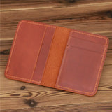Personalized US Sparta Blue Thin Line Leather Card Wallet QTKH23320