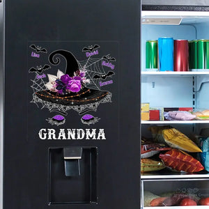 Personalized Grandma Witch Halloween Decal Printed QTPN23349