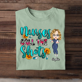 Personalized Nurse Call The Shots Gift For Nurse T-Shirt Printed HTHDNL23355