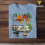 Personalized Camp Life Camping Gift Tshirt 2D Printed VQ23361