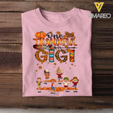 Personalized Fall Season One Thankful Mama Kid Names T-shirt Printed HTHVQ23450
