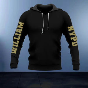 Personalized Blessed Are The Peacemakers US Police Hoodie 3D Printed QTHN23506