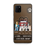Personalized A Girl Her Dog And Her Jeep Jeep Girl Phonecase Printed NMTKVH23514