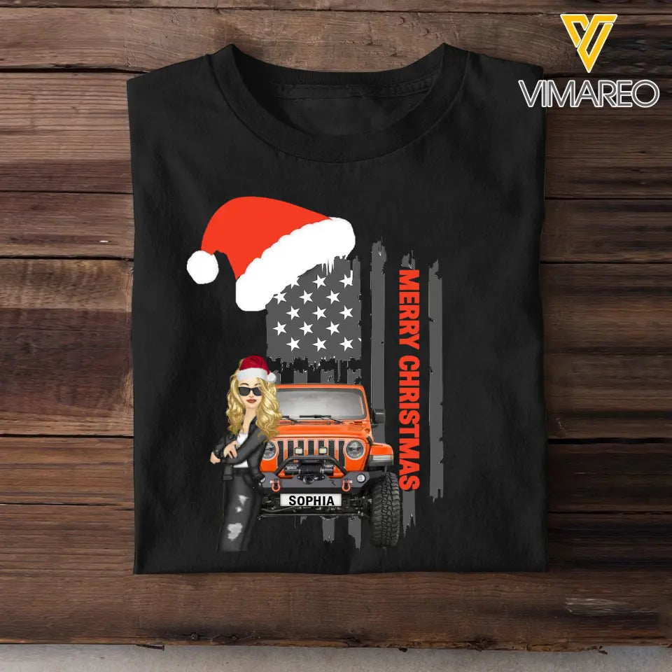 Personalized Merry Christmas T-shirt Printed NMTVQ23653