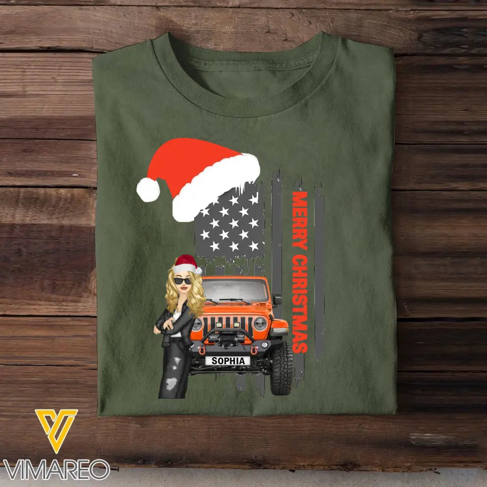 Personalized Merry Christmas T-shirt Printed NMTVQ23653