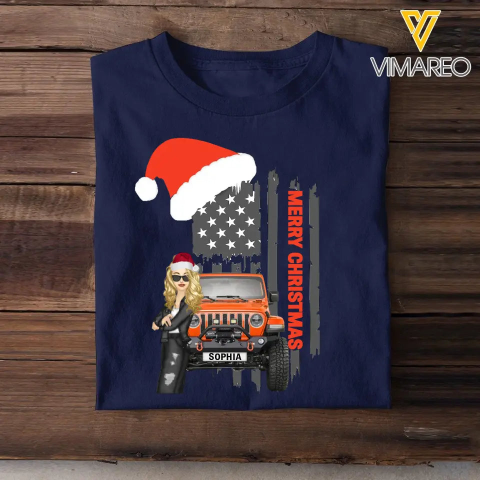 Personalized Merry Christmas T-shirt Printed NMTVQ23653