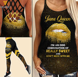 June Queen Criss-Cross Open Back Camisole Tank Top ZQ0104