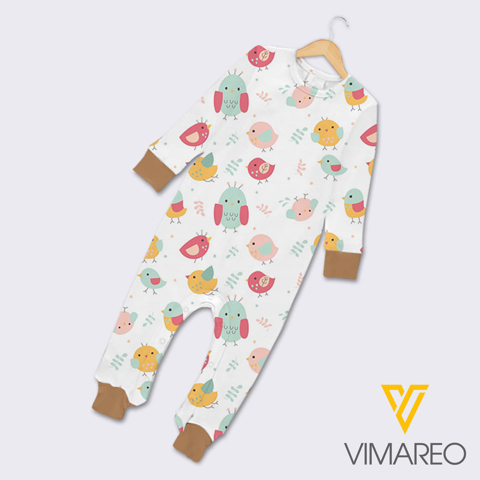 Chicken Baby Romper CEEFD7