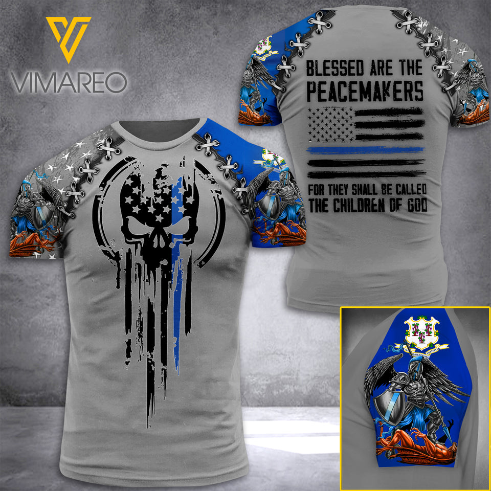 CONNECTICUT PEACEMAKERS TSHIRT 3D PRINTED JUL-NL29