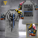 MARYLAND PEACEMAKERS TSHIRT 3D PRINTED JUL-NL29