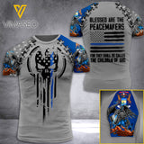 MICHIGAN PEACEMAKERS TSHIRT 3D PRINTED JUL-NL29