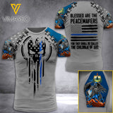 VERMONT PEACEMAKERS TSHIRT 3D PRINTED JUL-NL29