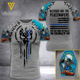 SOUTH DAKOTA PEACEMAKERS TSHIRT 3D PRINTED JUL-NL29