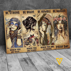 HIPPIE GIRL CANVAS