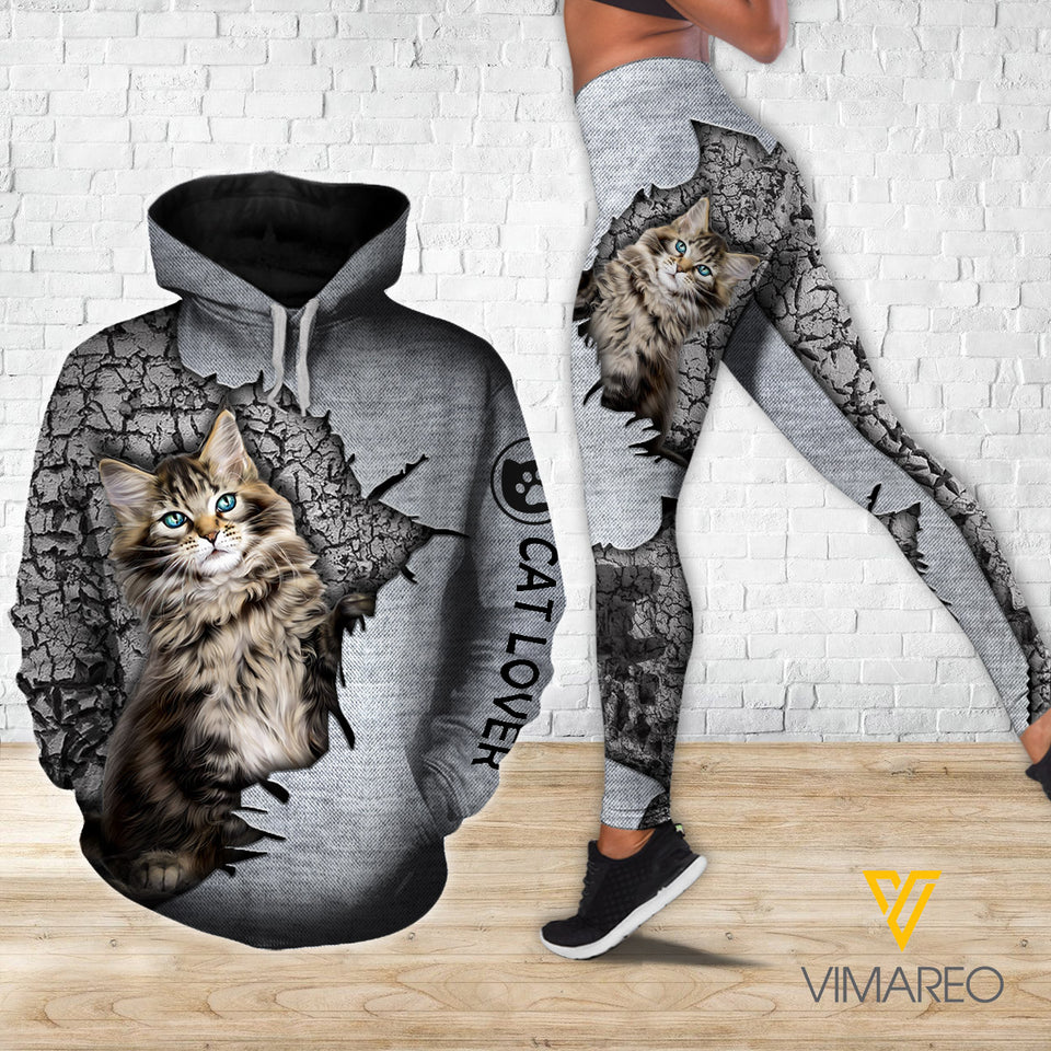 MAINE COON CAT COMBO TANK+LEGGING 3D PRINTED LC